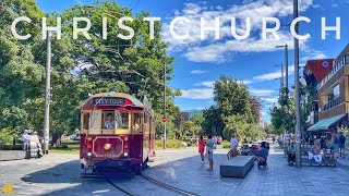 Christchurch City Walk 2024 4K  Avon River  Convention Centre  Cathedral Square  New Zealand 4K [upl. by Lexy]