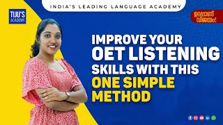 Improve your OET Listening Skills with this One Simple Method  Tijus Academy [upl. by Rengaw]