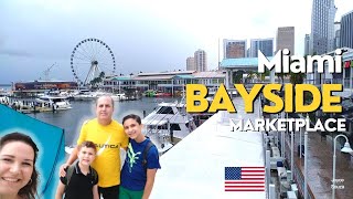 BAYSIDE MARKETPLACE em Miami  Estados Unidos [upl. by Ytsur703]