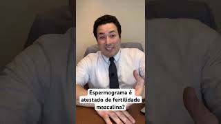 🤔 Espermograma é atestado de fertilidade masculina [upl. by Anitteb]