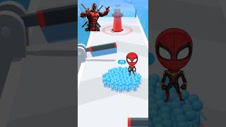 stickman count master running 3d video fun with deadpool 🎮ytshortsshortsshortvideogames [upl. by Allit]