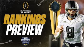 College Football Playoff Rankings Preview Saturday recap and LOOKAHEAD  Inside College Football [upl. by Nelrsa554]