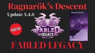 Fabled Legacy Update 540 Calamity Raid Secret Armor Craft and I DROPPED RD SECRET  Roblox [upl. by Kciredorb]