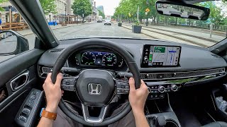 2025 Honda Civic Hybrid  POV First Drive Binaural Audio [upl. by Chae]