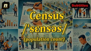 n Census meaning population count with 5 examples [upl. by Evvie]