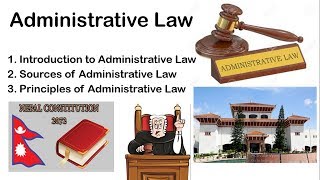 Administrative Law Sources and Principles [upl. by Coppola]