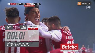 Golo Vítor Carvalho Braga 10 Vitória SC Liga 2324 16 [upl. by Torrance]