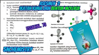 Pembahasan Soal Asesmen 2  BENTUK MOLEKUL Kelas 11A  ESSAI [upl. by Marketa]