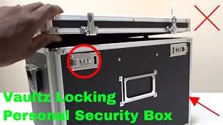 ✅ How To Use Vaultz Locking Personal Security Box Review [upl. by Areht]