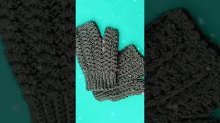 How to Crochet Easy Fingerless Gloves Mitts DIY Tutorial Pattern for Easy and Quick Gifts gloves [upl. by Cofsky]