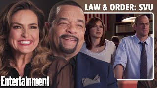 Mariska Hargitay and IceT Review Law amp Order SVU Scenes  Entertainment Weekly [upl. by Atnad437]