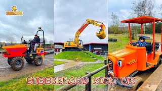 Visit To Digger Land Kent UK 2024  Diggers  Excavators [upl. by Krispin]