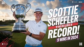 quotScottie Scheffler Ties Record for Most Wins in a Year  Hero World Challenge 2024 Highlightsquot [upl. by Baum]