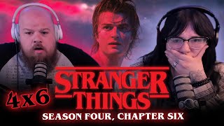 Save Steve  STRANGER THINGS 4x6 REACTION [upl. by Lleinnad686]