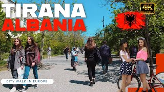 4K Walk in Tirana Albania  May 2023  Walk n Talk Albania [upl. by Eimmac]