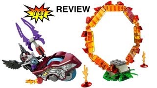 LEGO Chima Ring of Fire 70100 Speedorz Legends of Chima set Review with Razar Minifigure [upl. by Adnotal]