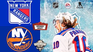 RANGERS vs ISLANDERS  Opening Night  NHL 24 Predictions [upl. by Endor657]