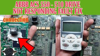 how to fix drive not responding fault in Abb Acs550  vfd repairing lab [upl. by Sayres332]