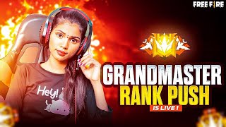 Free Fire Live With Renu Gaming 🤩 Grandmaster Push In Live 🥰 Garena Free Fire [upl. by Joselyn318]