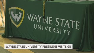 Wayne State University encouraging West Michigan students to enroll [upl. by Delores845]