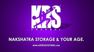 Nakshatra Storage Activation amp predicting by your age in Astrology [upl. by Neelcaj387]