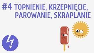 Topnienie krzepnięcie parowanie skraplanie 4  Zjawiska cieplne [upl. by Nevins]