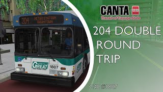 OMSI 2 Cayuga Route 204 Double Roundtrip C40 1807 [upl. by Helena537]