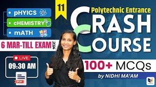 Crash Course Set11  Poilytechnic Entrance Live Class  JEECUP Crash Course 2024  racevaacademy [upl. by Eniamret]