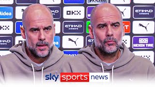 Pep Guardiola refuses to discuss Manchester Uniteds performances [upl. by Yolanthe]