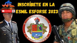 ESMIL ESFORSE 2023  TUTORIAL DE INSCRIPCIÓN [upl. by Sakmar]