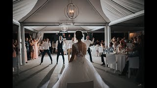 EPIC GROOMSMEN DANCE SUPRISE for the bride  Amazing Wedding all time [upl. by Sybila990]