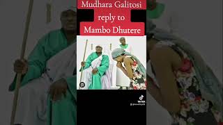 mudhara Galitos reply to Mambo Duterere [upl. by Gannon402]