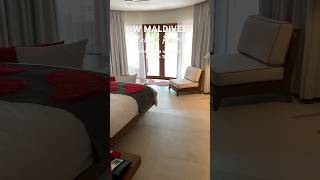 Room Tour of the Beach Villa with Pool at W Maldives maldives travel discovermaldives [upl. by Selden]