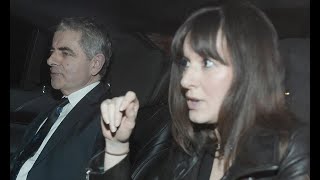 Rowan Atkinson and girlfriend Louise Ford enjoy rare date night [upl. by Doomham597]