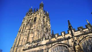 St Giles Church Wrexham Bells Ringing [upl. by Anohs900]