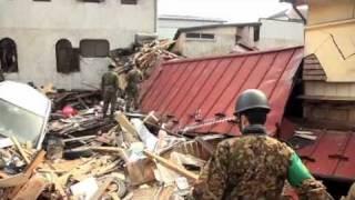 Japan tsunami Rescue in Kesennuma [upl. by Vander]