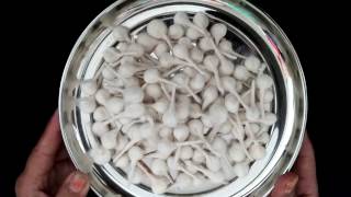 How To Make Cotton Batti  How To Make Cotton Wicks Diya Aur Batti For Pooja [upl. by Damick]