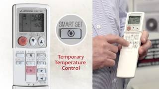 How To Use A Mitsubishi Air Conditioner Remote Control Guide [upl. by Eiralav]