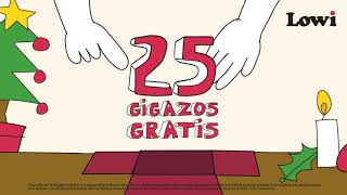 Unboxing 25 GIGAZOS gratis para esta Navidad [upl. by Nileve]