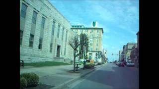 Driving Downtown Beckley West Virginia March 2016 [upl. by Akel683]