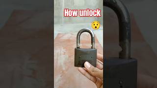 Unlock without key 😯 shorts shortsfeed unlock how [upl. by Odlopoel]