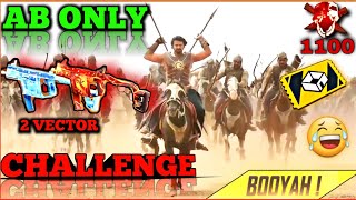 ONLY DOUBLE VECTOR CHALLENGE🔥Free Fire funny videoHindi Dubbing🤣Bahubali [upl. by Hardman980]