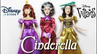 Cinderella Doll Set La Matrigna e le Sorellastre di Cenerentola Disney Store Review ITA [upl. by Gill476]