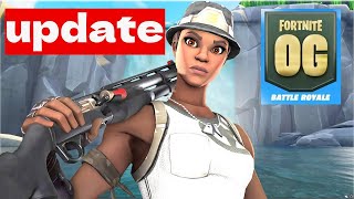 sweating in the fortnite update ft fortnite reloaded [upl. by Hinda]