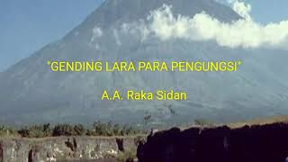 GENDING LARA PARA PENGUNGSI  Vocal  AA Raka Sidan [upl. by Pooley]