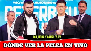 DÓNDE VER LA PELEA DE DMITRY BIVOL VS ARTUR BETERBIEV EN VIVO TV FECHA HORA Y CANALES [upl. by Rorie928]