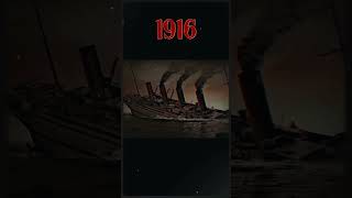 Aegean Sea 2016 vs 1916 ships edit shorts scary [upl. by Cormack]