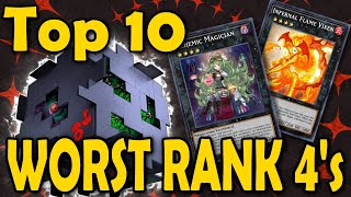 Top 10 Worst Rank 4s Monsters [upl. by Aremahs]