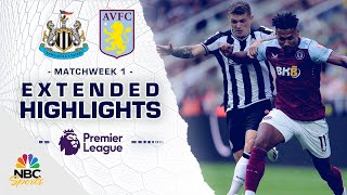 Newcastle United v Aston Villa  PREMIER LEAGUE HIGHLIGHTS  8122023  NBC Sports [upl. by Rim]