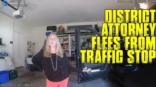 District Attorney Flees Traffic Stop [upl. by Enohs195]